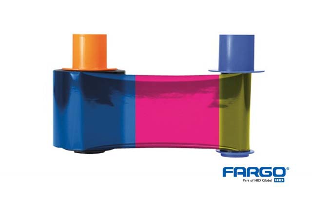 HID Fargo DTC4500e 045200 YMCKO Renkli Ribon