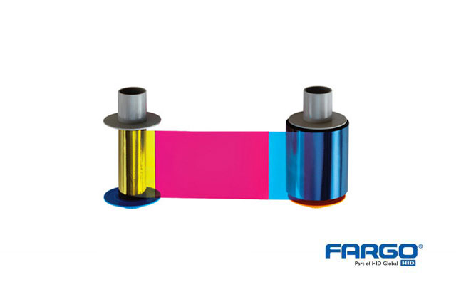 HID Fargo HDP5000 084051 YMCKO Renkli Ribbon